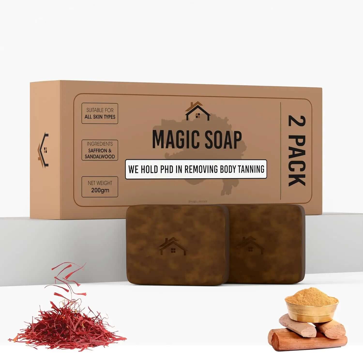 Handmade Magic Soaps For Skin Glow a