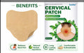 Neck Support Pain Relief Patch for Daily Comfort packaging and patches to relieve neck pain with natural ingredients.