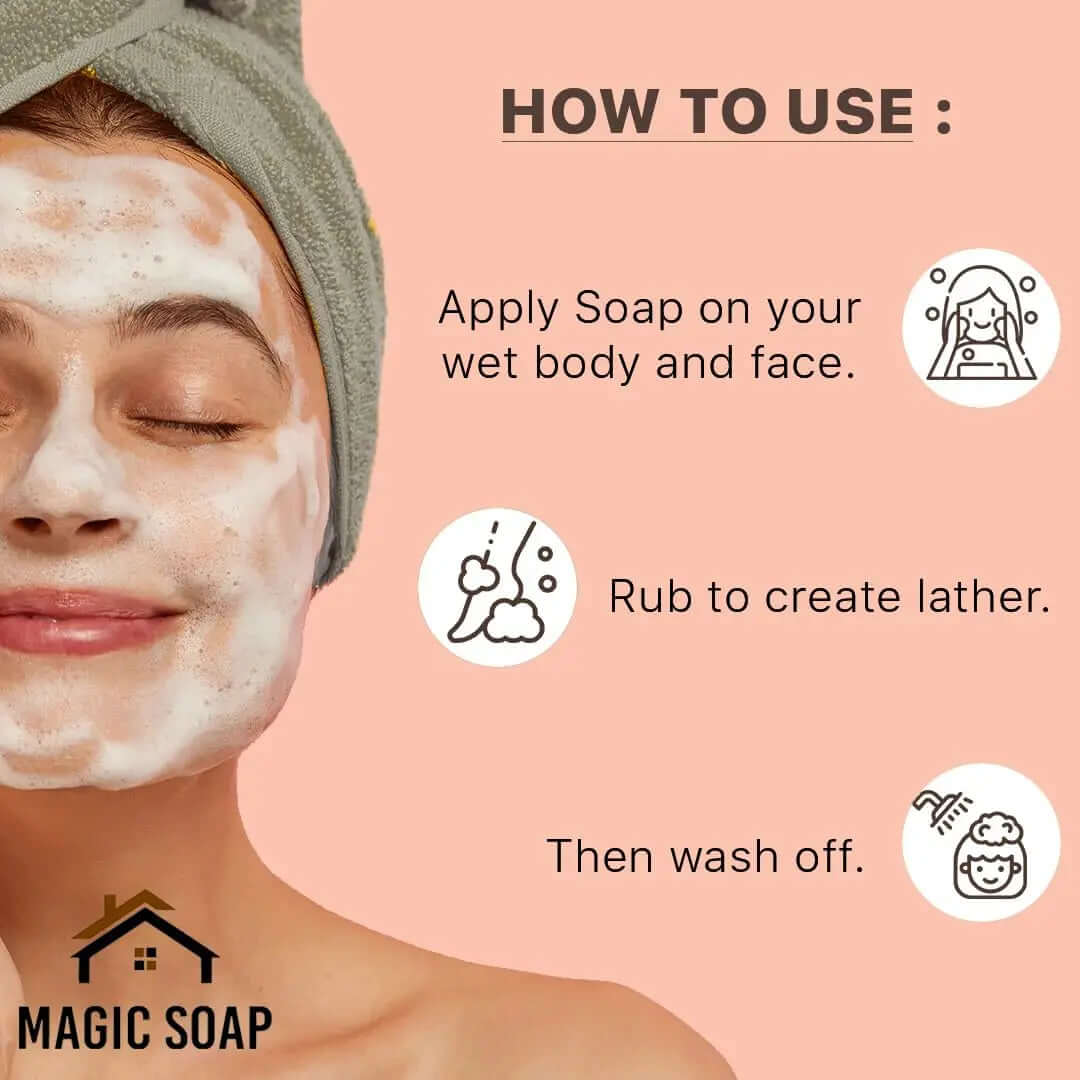Handmade Magic Soaps For Skin Glow a